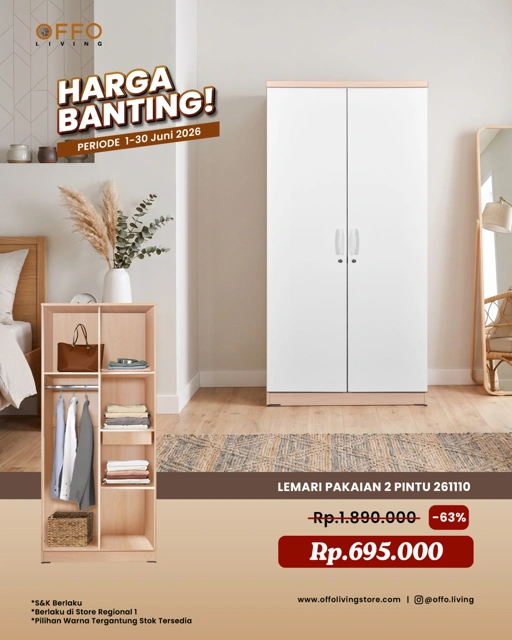 Image of Promo Juni - Harga Banting Lemari Pakaian LPS261110