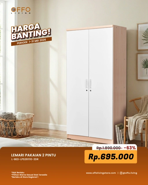 Image of Promo Mei - Harga Banting Lemari Pakaian LPS261110