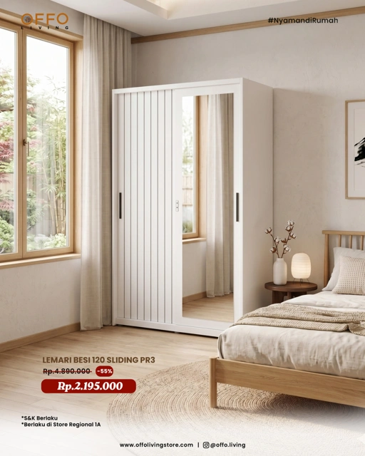Image of Promo Juni - Special Price Lemari Besi 120 Sliding PR3