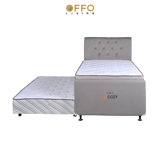 Image of Offo Living -  Ranjang 3 in 1 SoCozy – Praktis Nyaman & Hemat Ruang  - Furniture Ranjang 3 in 1 