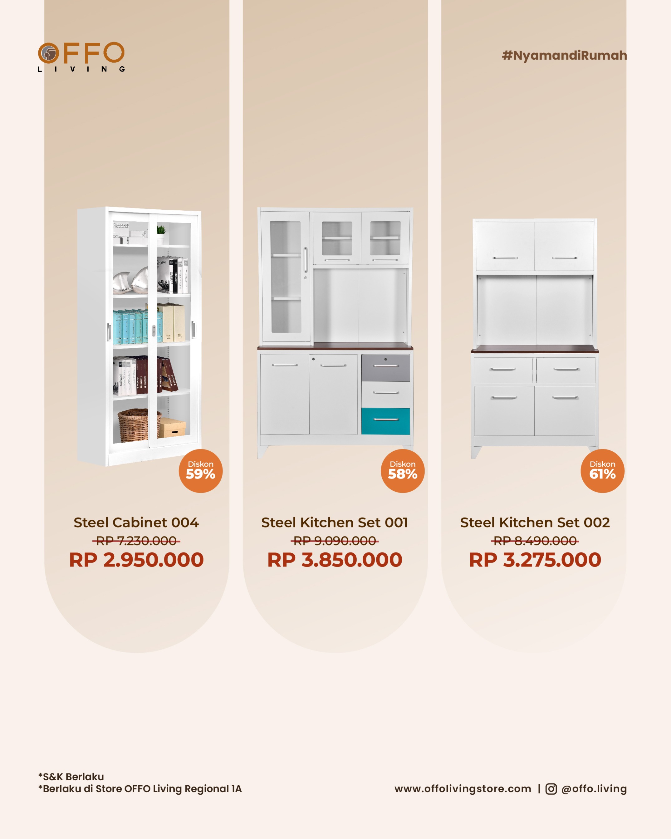 Promo Juli - Special Price Steel Kitchen Set 002