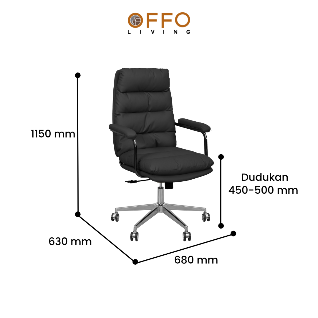 Offo Living - Kursi Kerja Manager - Kursi Meeting Nyaman - IMP-KK-S57