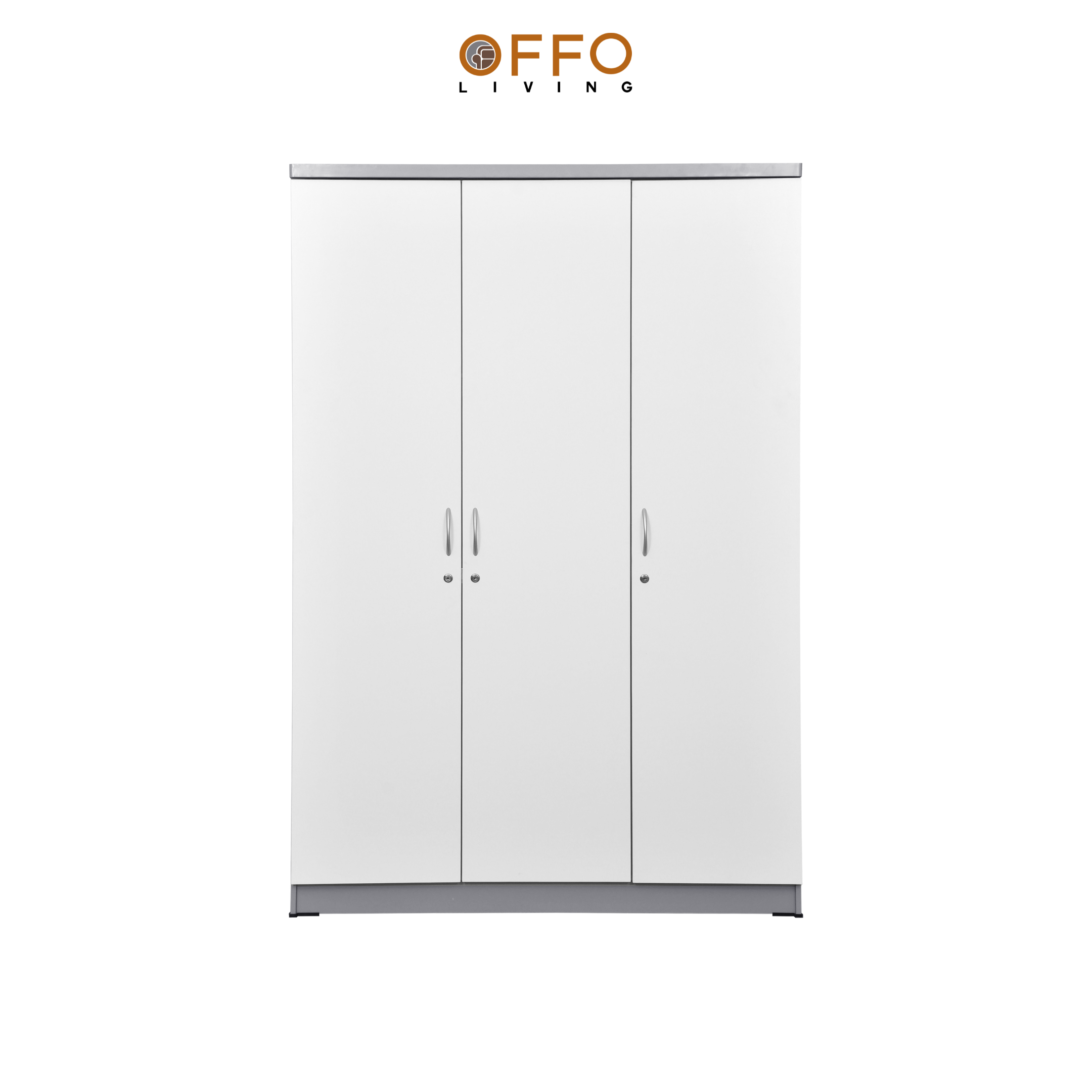Lemari Pakaian 3 Pintu 261117 Grey