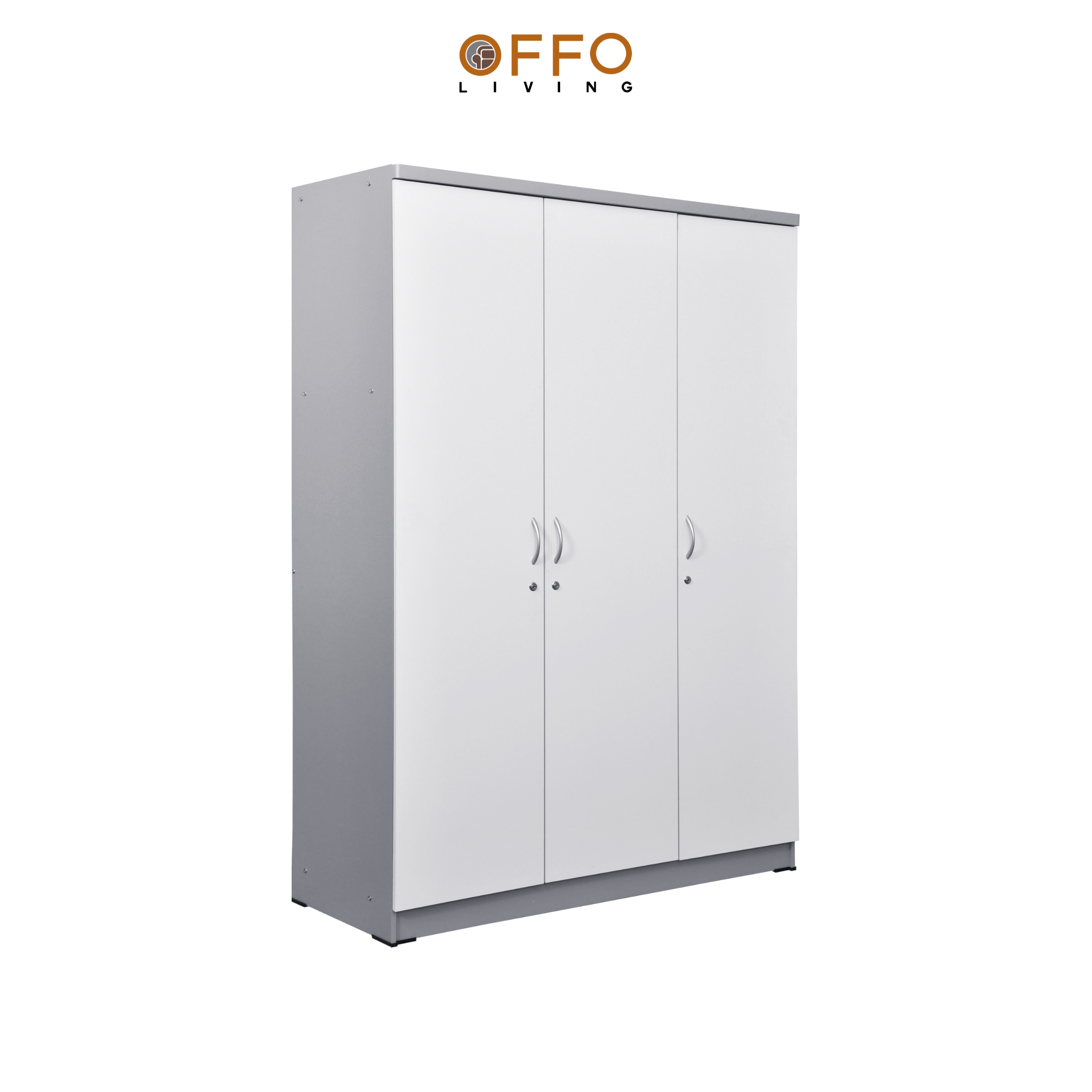 Lemari Pakaian 3 Pintu 261117 Grey