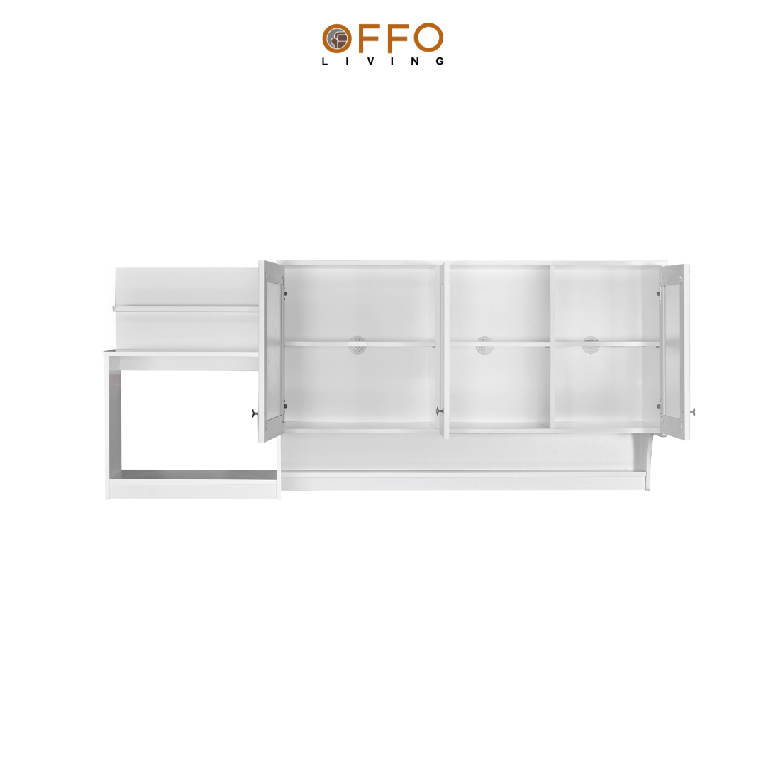 Kitchen Set Atas 3 Pintu Lavender 3D-M