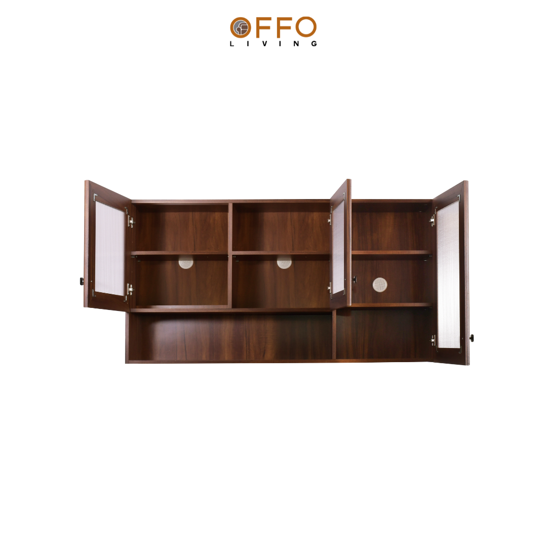 Kitchen Set Atas 3 Pintu Odelia Brown Teak