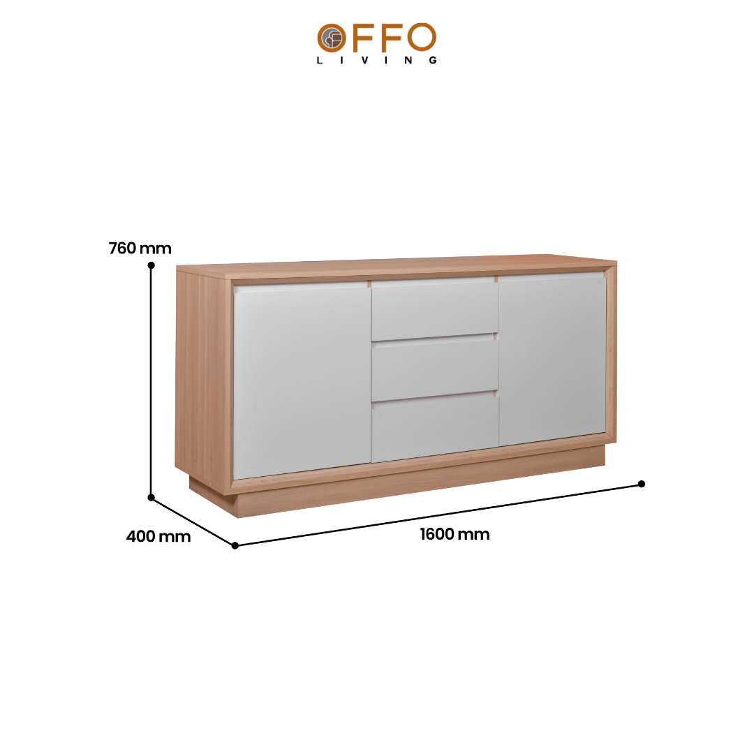 Audio Video Rack Arden 160 Winter Maple