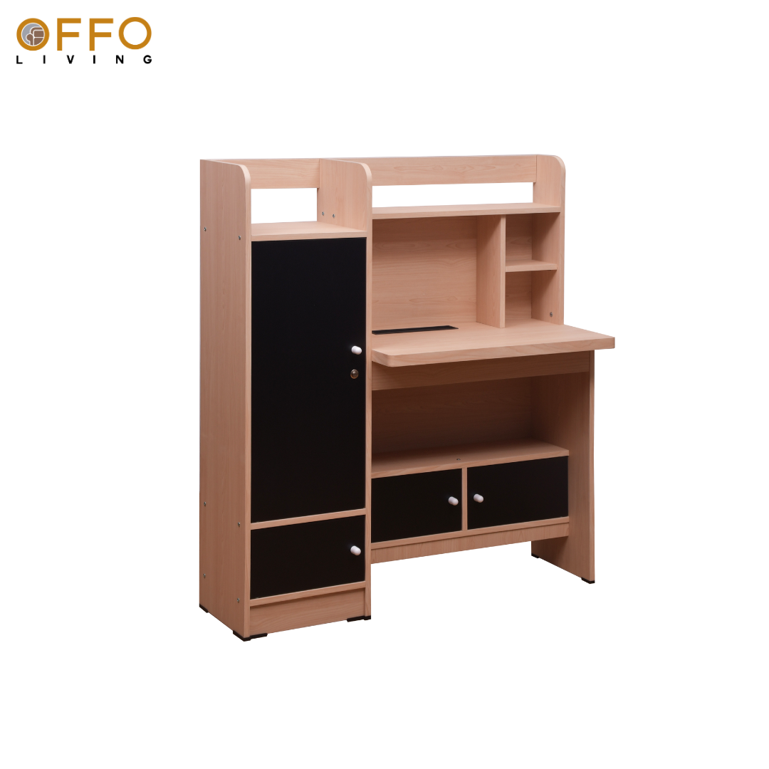 Offo Living - Meja Belajar Anak Minimlis - Furniture Anak Meja Belajar Mario - L-OFC-MTBMARIO-105-NTR