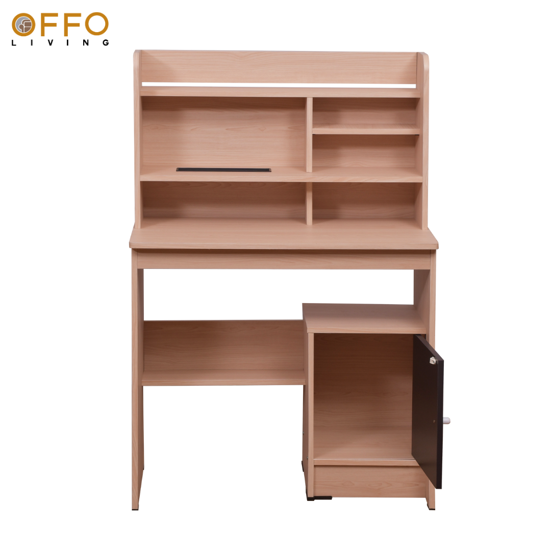 Offo Living - Meja Belajar Anak Minimlis - Furniture Anak Meja Belajar Sonic - L-OFC-MTSSONIC-806-NTR