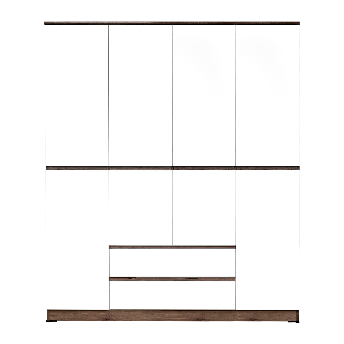 Lemari Pakaian Santorini 4 Pintu - Lemari Pakaian