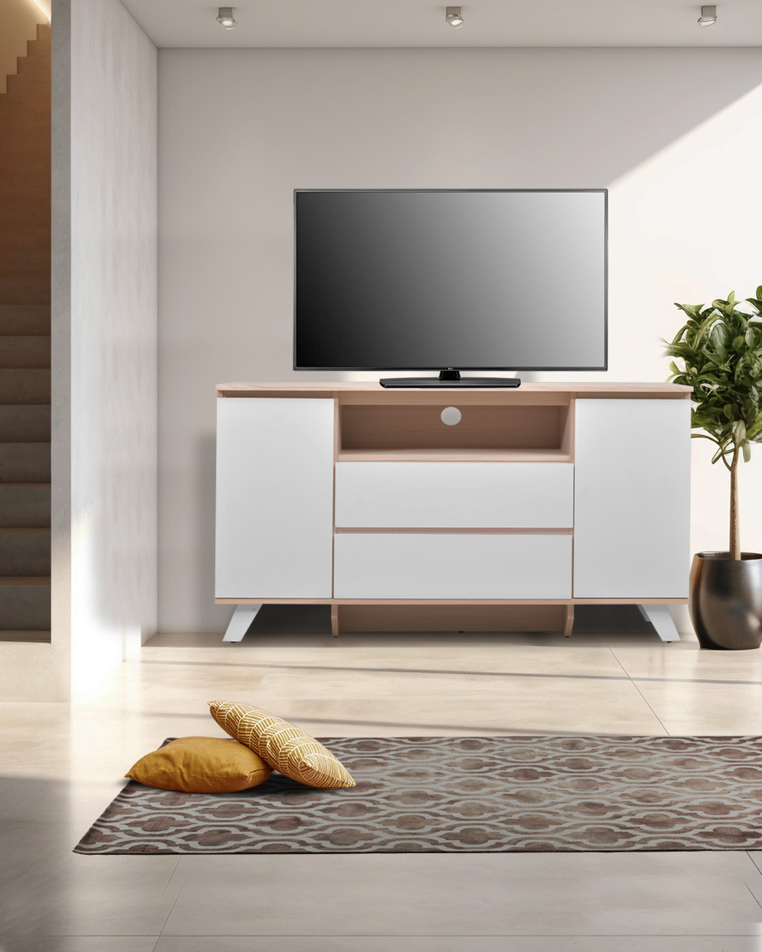 Audio Video Rack Arsen SB 121 Bufet Natural