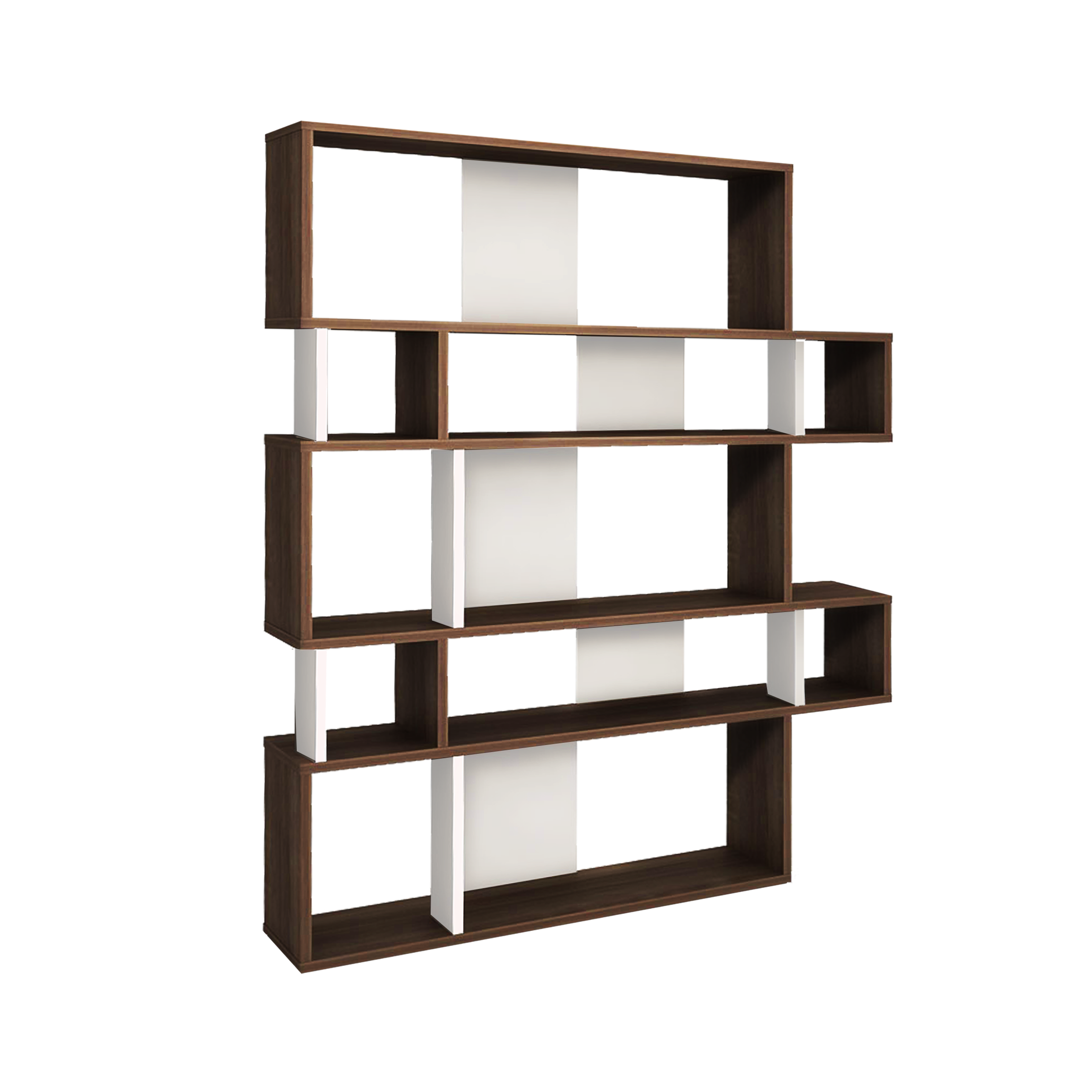 Olive Book Shelf Brown Teak