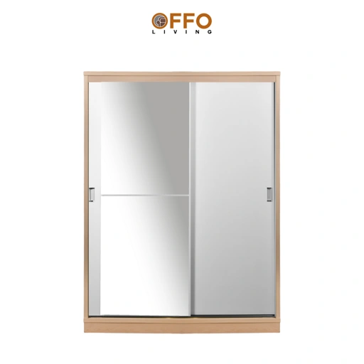 Image of Offo Living - Lemari Pakaian Sliding Milano Winter Maple