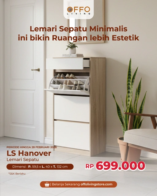 Image of Lemari Sepatu SHOE CABINET HANOVER