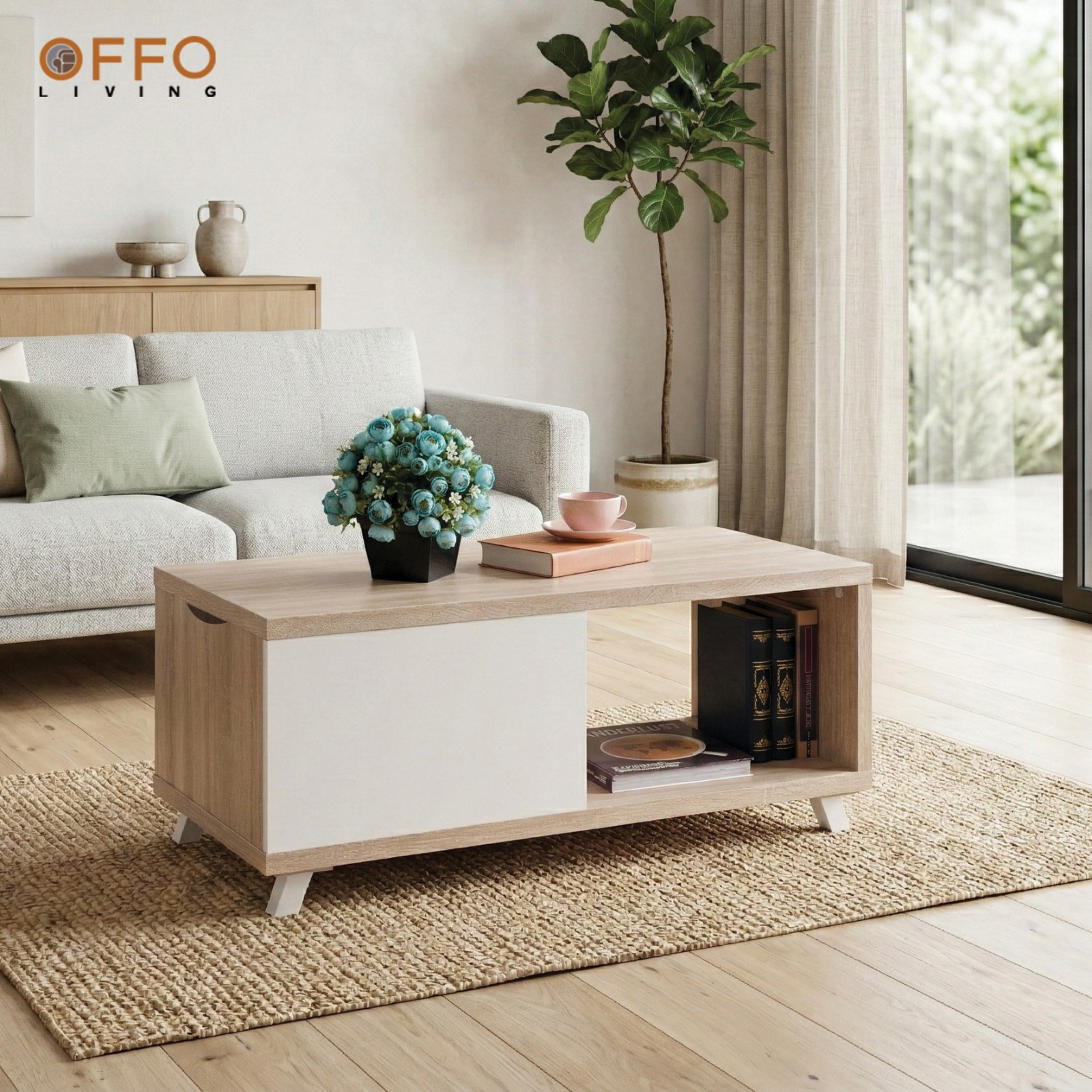 Meja Tamu Coffee Table dengan Laci CT2612111