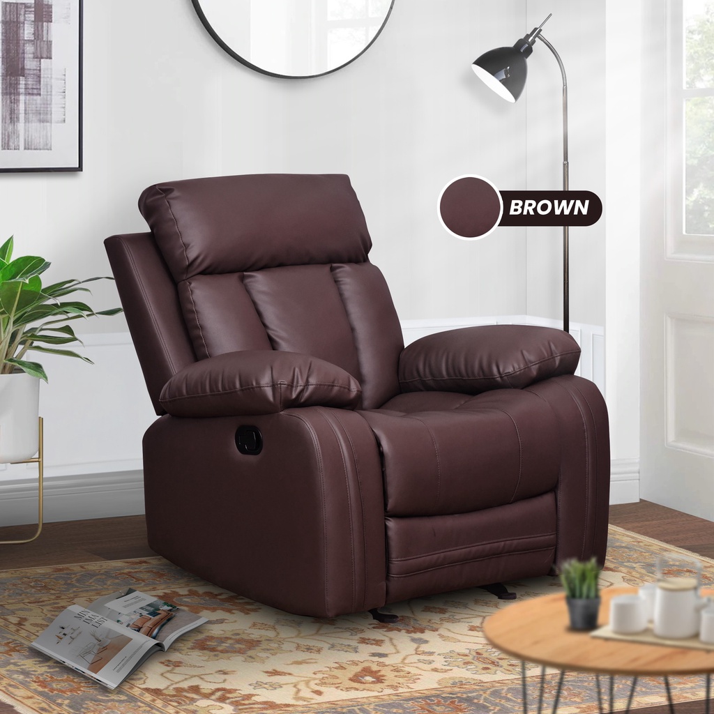 Sofa Recliner 1 Seater Leg Rest - Visby Recliner