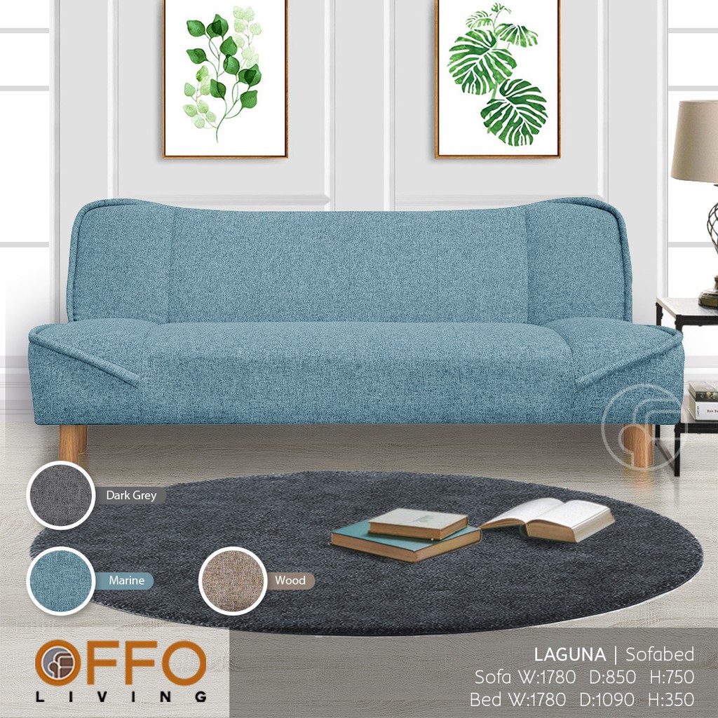 Sofabed Felice - Sofa 3 Seater 2 in 1 LBLK