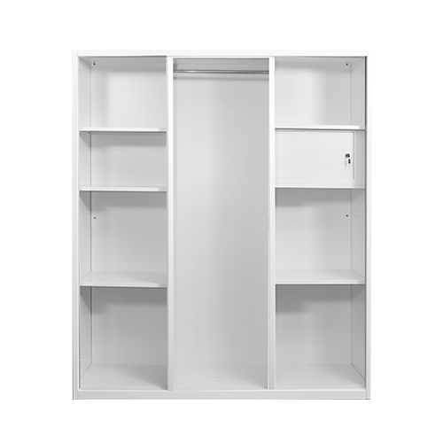 Lemari Pakaian Besi 3 Pintu Sliding - STHBW112-3DR