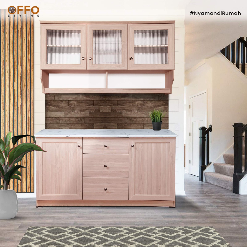 Kitchen Set Atas 3 Pintu Aileen