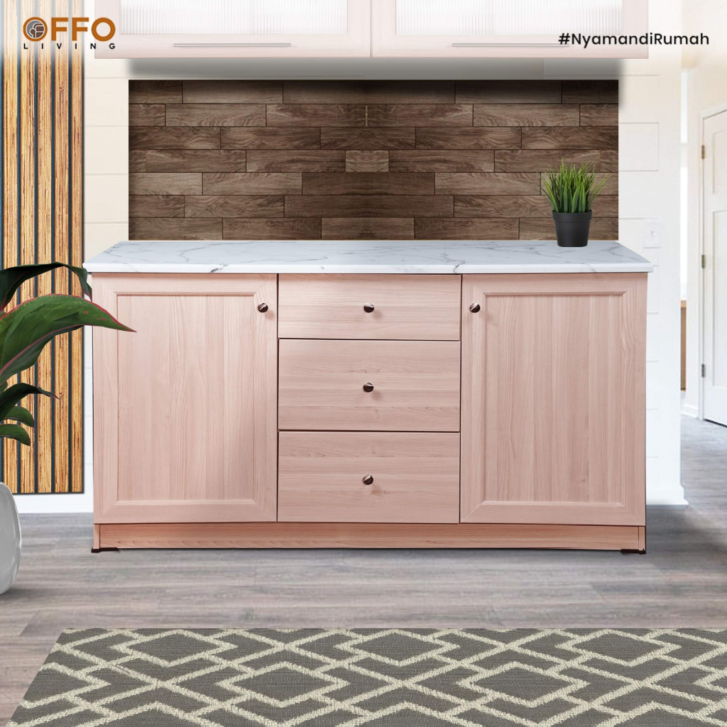 Kitchen Set Bawah 3 Pintu Aileen