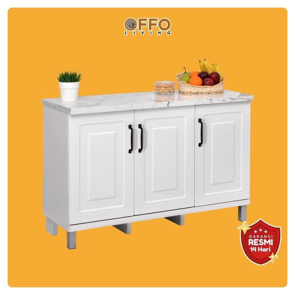 Kitchen Set Atas Mutiara 3P Putih - 01081