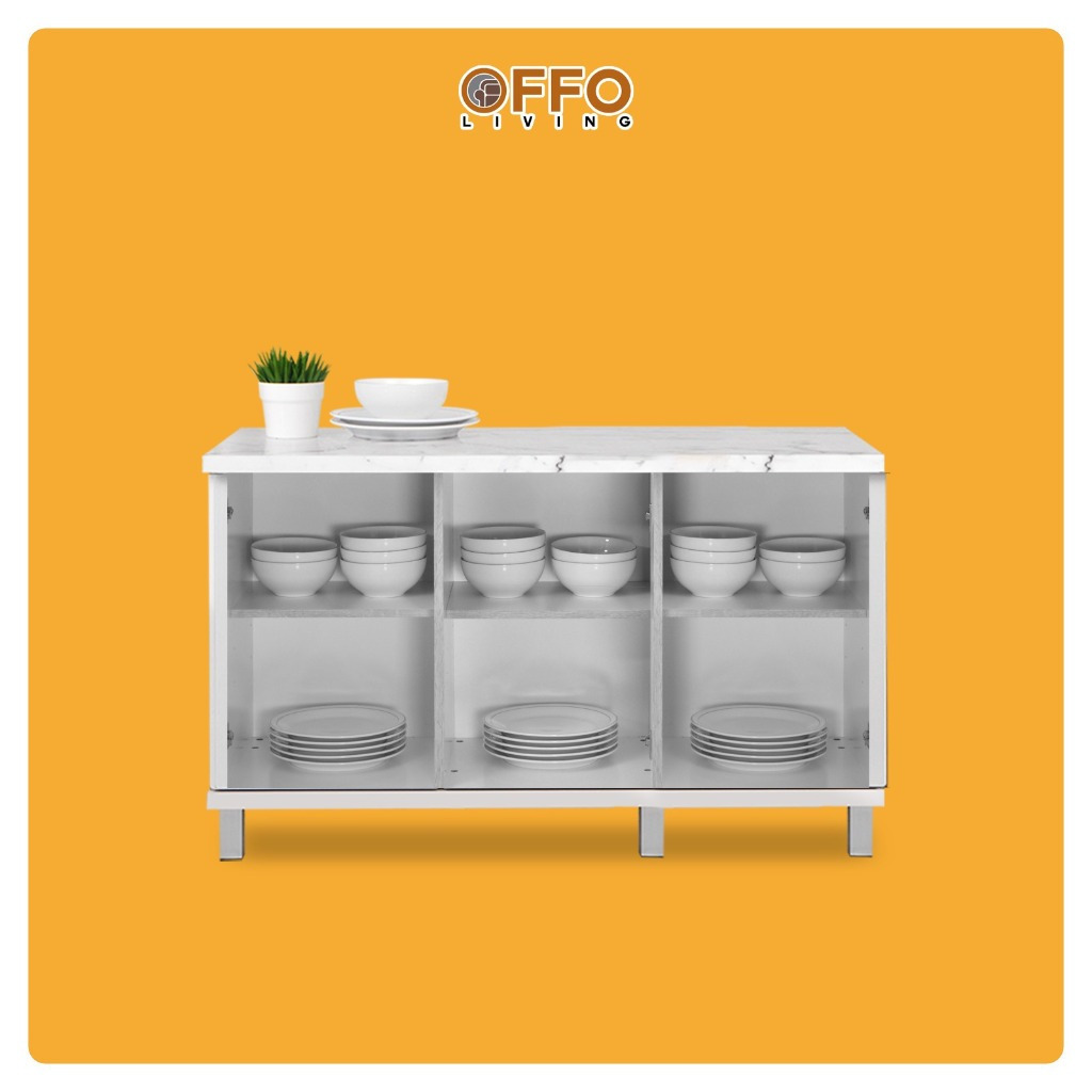 Kitchen Set Atas Mutiara 3P Putih - 01081