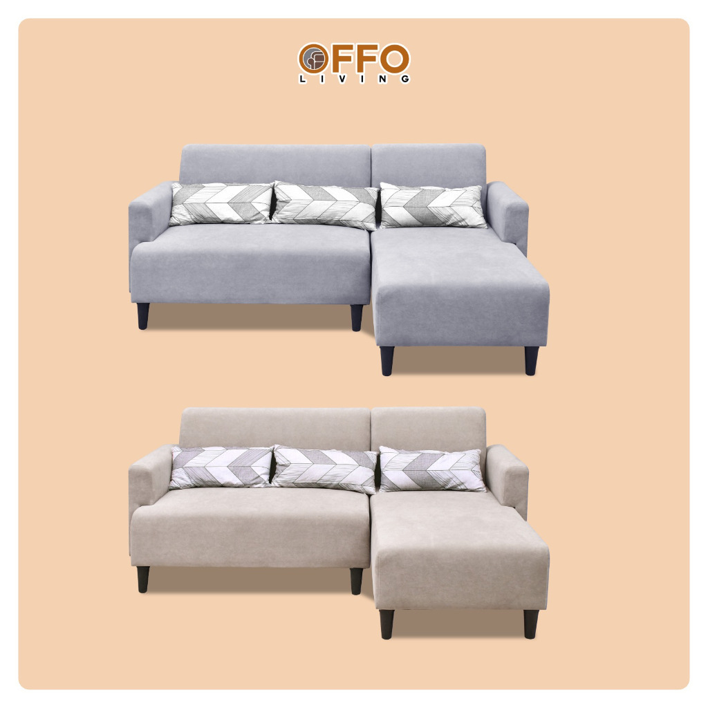Sofa L Capella Minimalis - Grey 