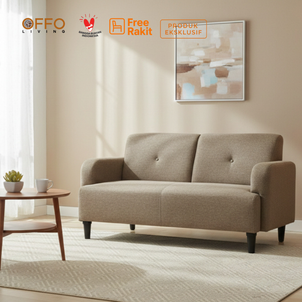 Offo Living - Sofa Kimmy 2 Dudukan - Sofa Elegan Minimalis