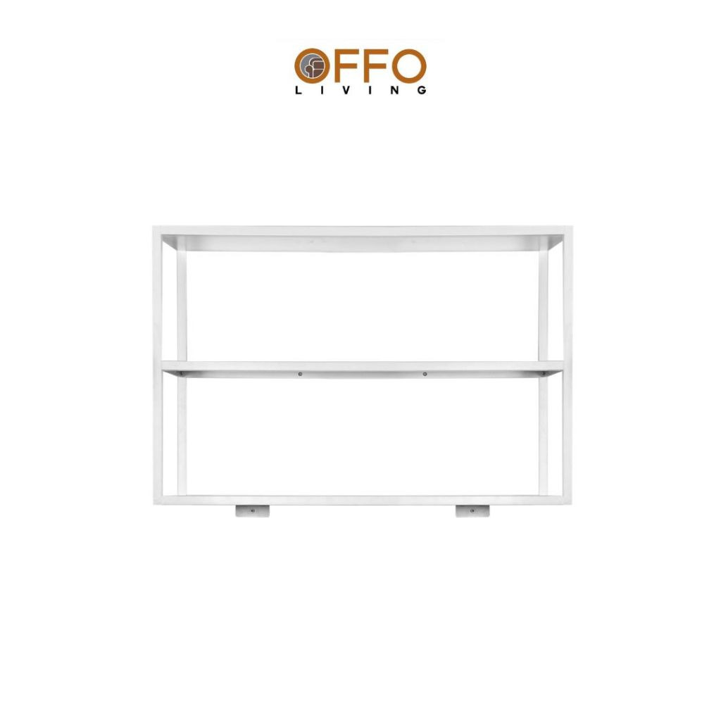 Offo Living - Kitchen Set Lemari Dapur Atas Besi Putih - Steel Kitchen Set White - KSC04