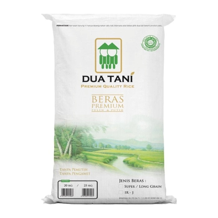 Beras DUA TANI Super Platinum 25Kg