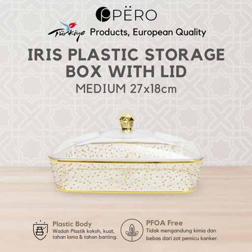 Image of Pero IRIS Plastic Storage Box With Lid Large/ Medium/ Small