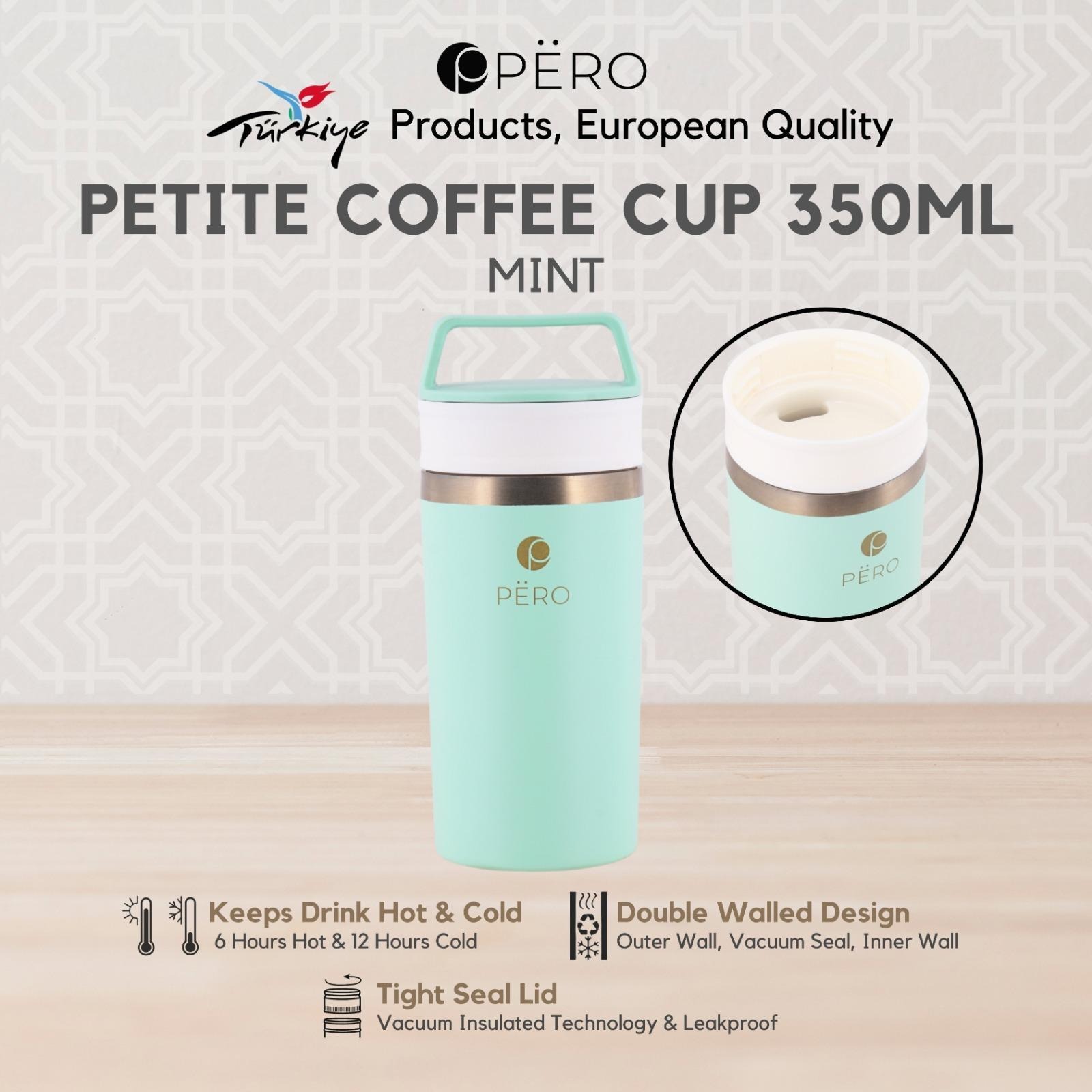 PERO Petite Coffee Cup 350ml - Mint, Pink, Creamy