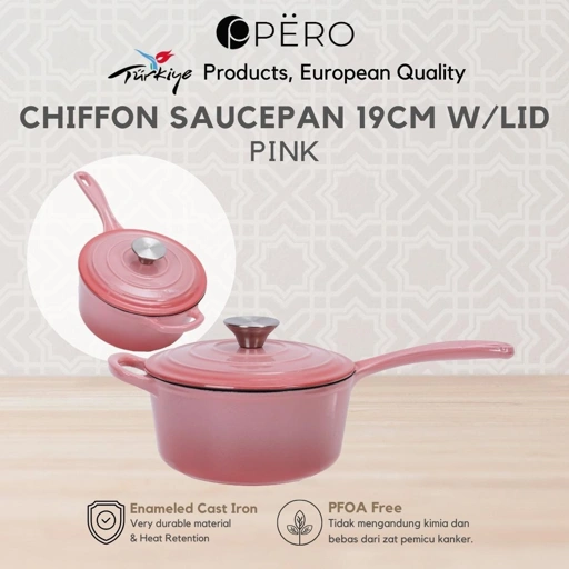 Image of Pero Chiffon Saucepan 19Cm W / LID