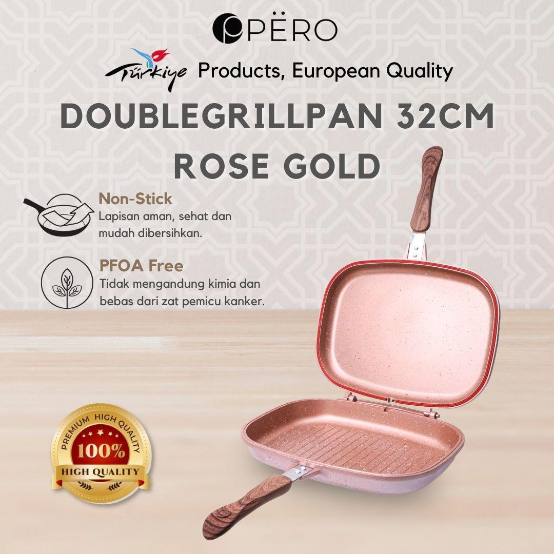 PERO Double Grill 32cm - Rose Gold, Creamy
