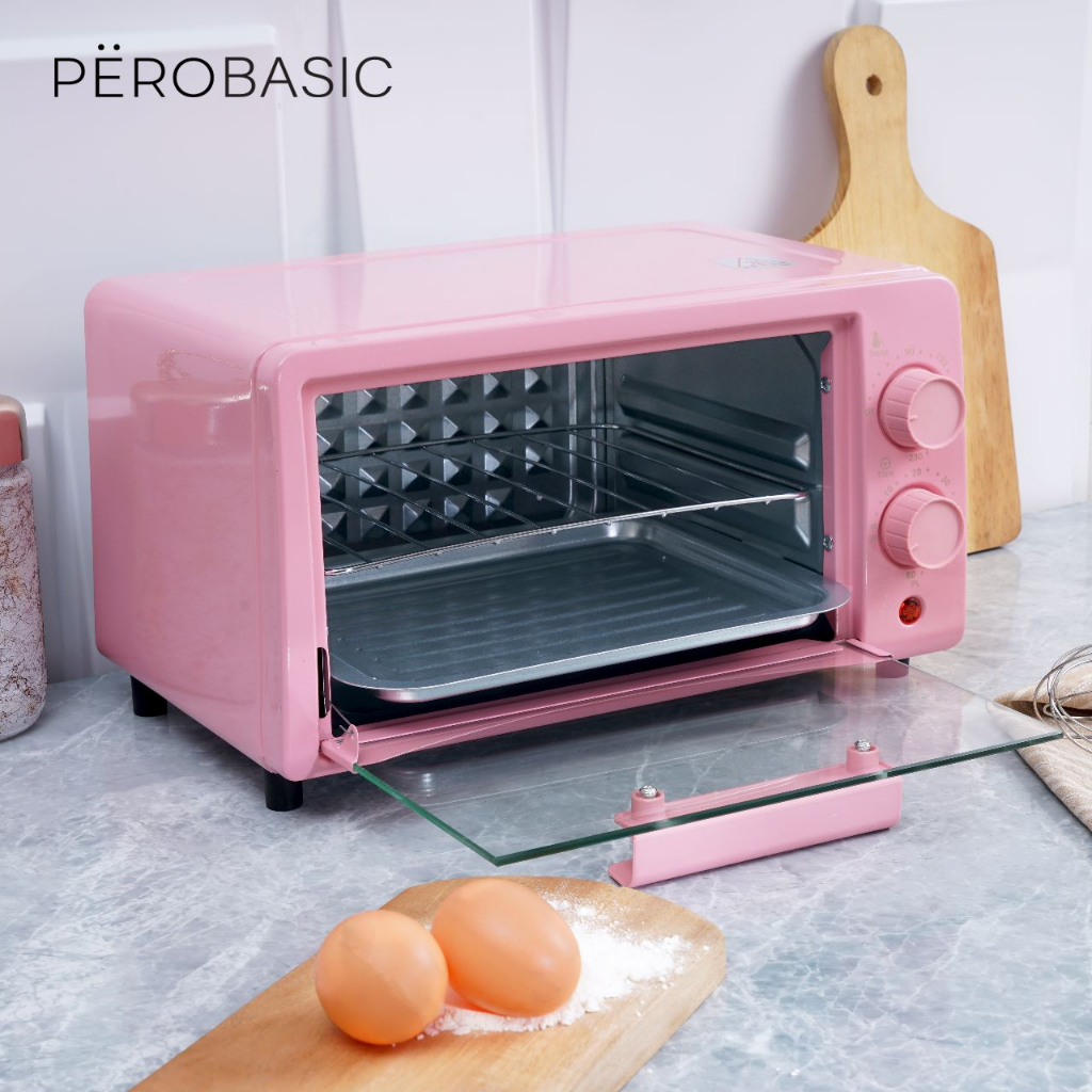 Pero Basic Multifunction Oven 12Ltr Low 800 Watt / Oven Multifungsi Rendah Daya 800Watt - Mint, Pink