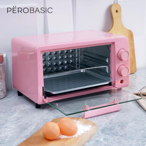 Image of Pero Basic Multifunction Oven 12Ltr Low 800 Watt / Oven Multifungsi Rendah Daya 800Watt - Mint, Pink