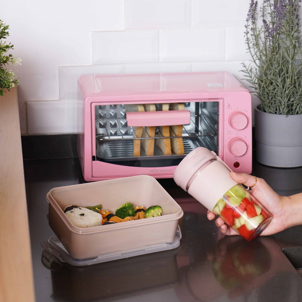 Pero Basic Multifunction Oven 12Ltr Low 800 Watt / Oven Multifungsi Rendah Daya 800Watt - Mint, Pink