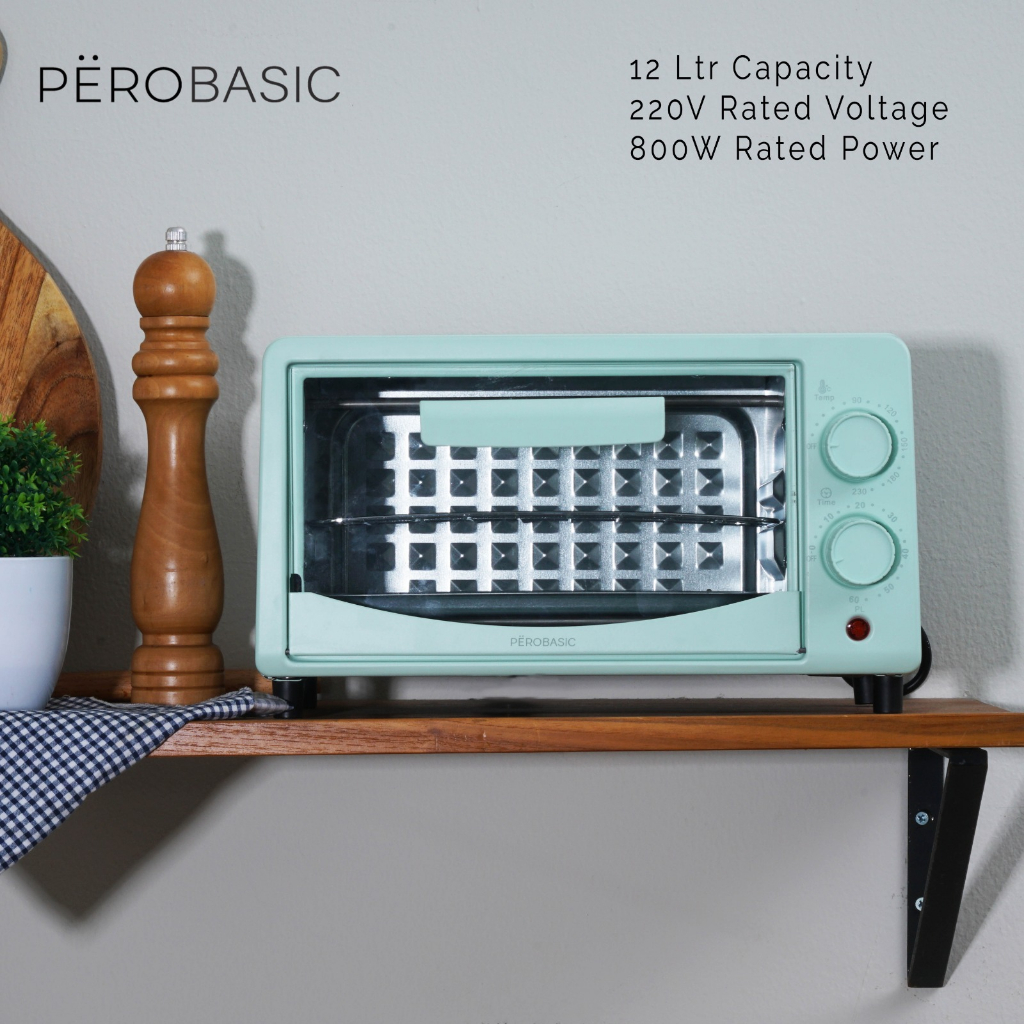 Pero Basic Multifunction Oven 12Ltr Low 800 Watt / Oven Multifungsi Rendah Daya 800Watt - Mint, Pink