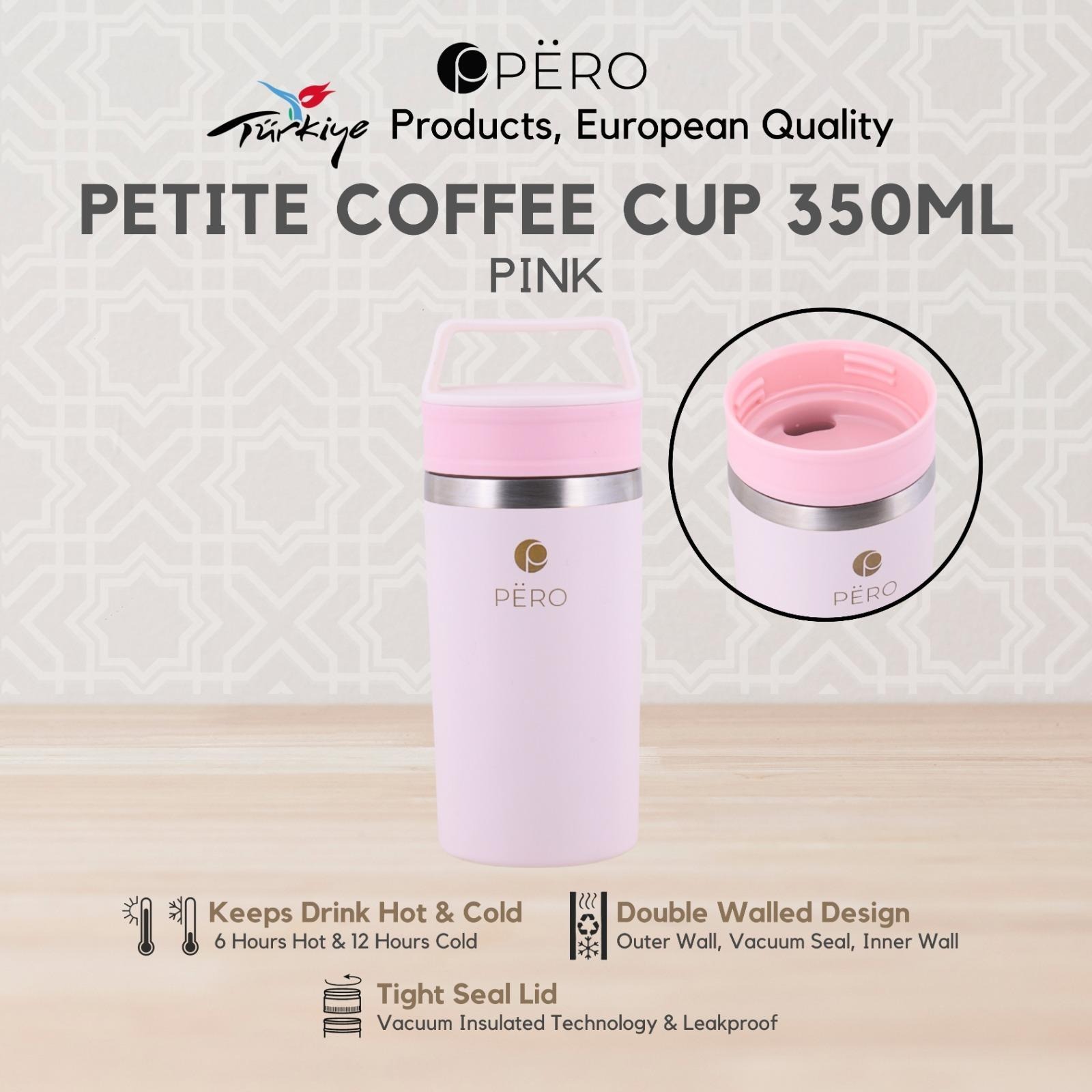 PERO Petite Coffee Cup 350ml - Mint, Pink, Creamy