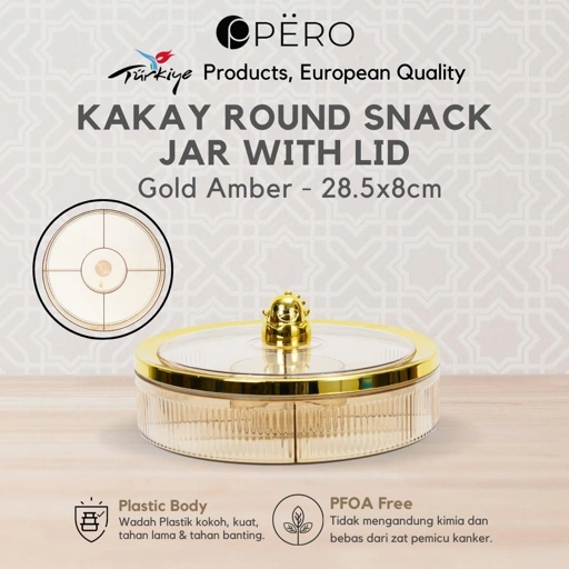 Image of Pero KAKAY Round Snack Jar With LID