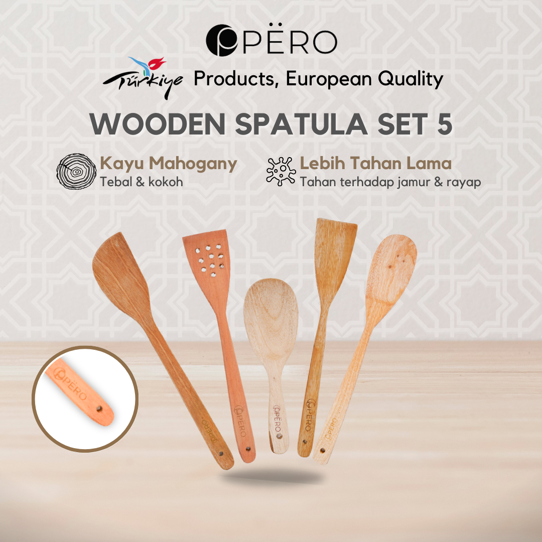 Wooden Spatula Mahogany / Sutil Sodet Kayu Mahogany / Sutil Mahogany Satuan