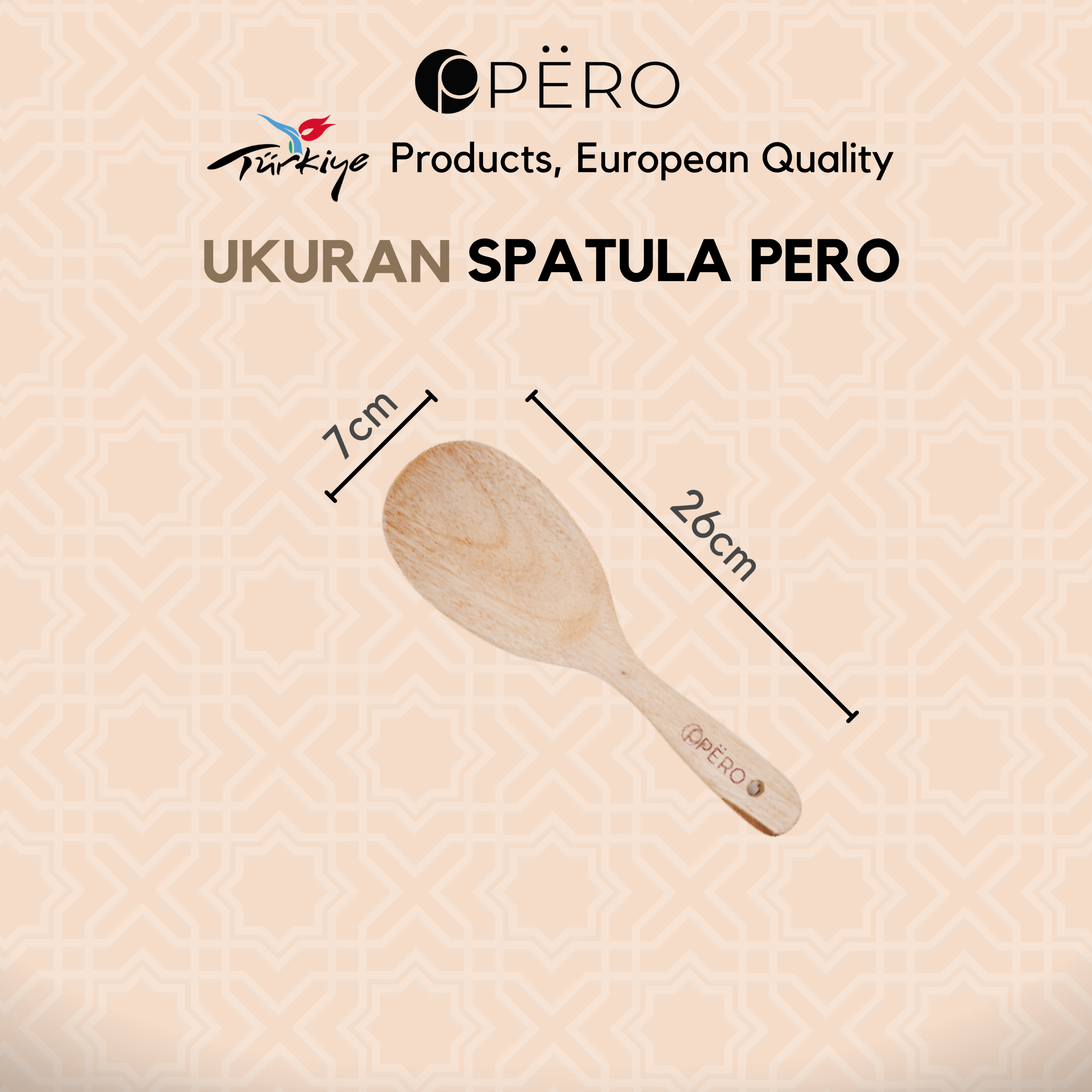 Wooden Spatula Mahogany / Sutil Sodet Kayu Mahogany / Sutil Mahogany Satuan