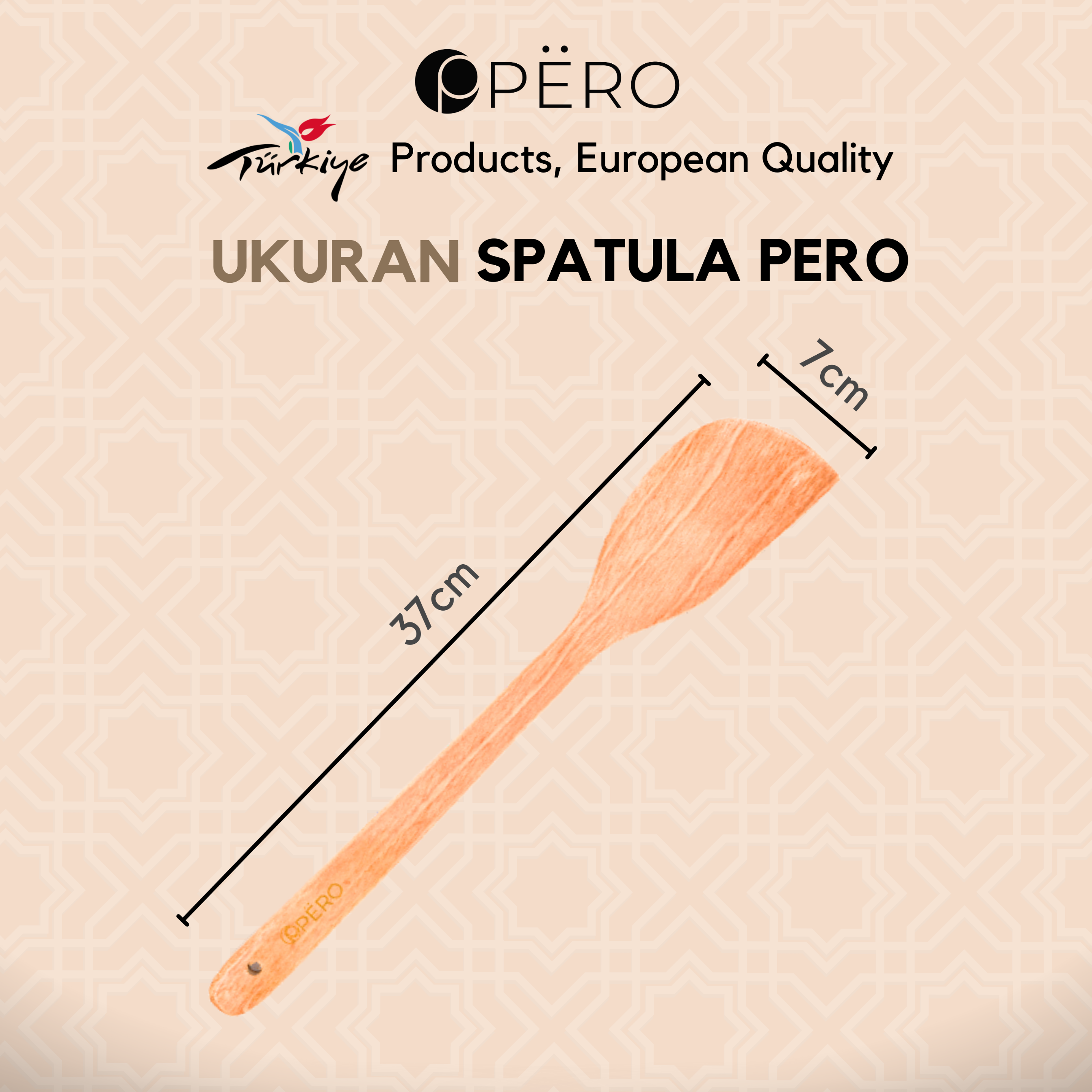 Wooden Spatula Mahogany / Sutil Sodet Kayu Mahogany / Sutil Mahogany Satuan