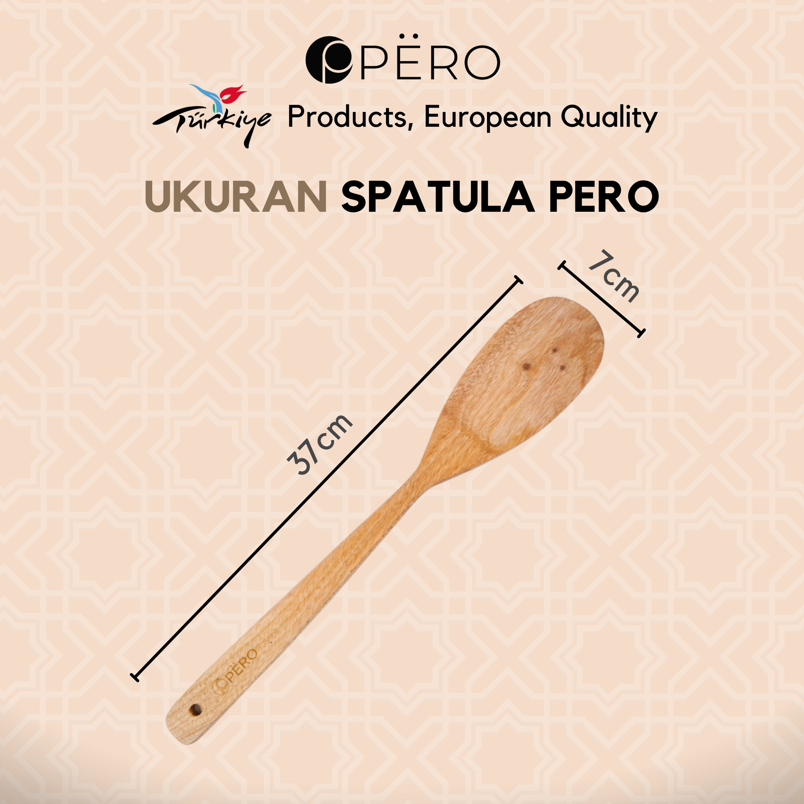 Wooden Spatula Mahogany / Sutil Sodet Kayu Mahogany / Sutil Mahogany Satuan
