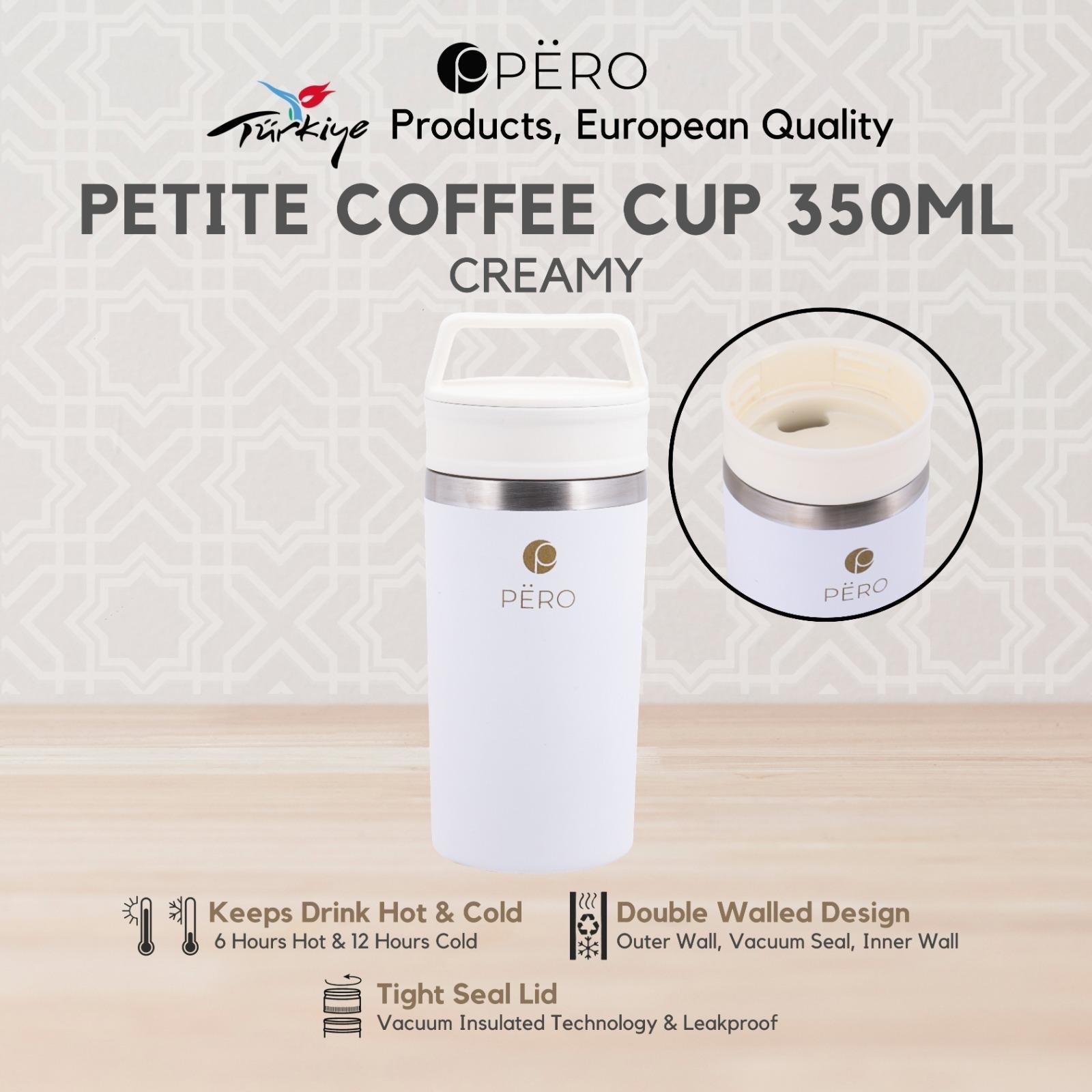 PERO Petite Coffee Cup 350ml - Mint, Pink, Creamy