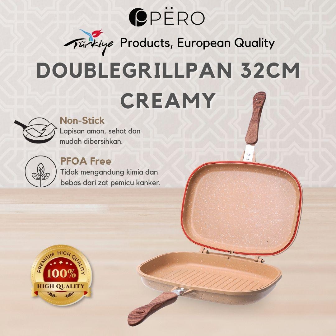 PERO Double Grill 32cm - Rose Gold, Creamy