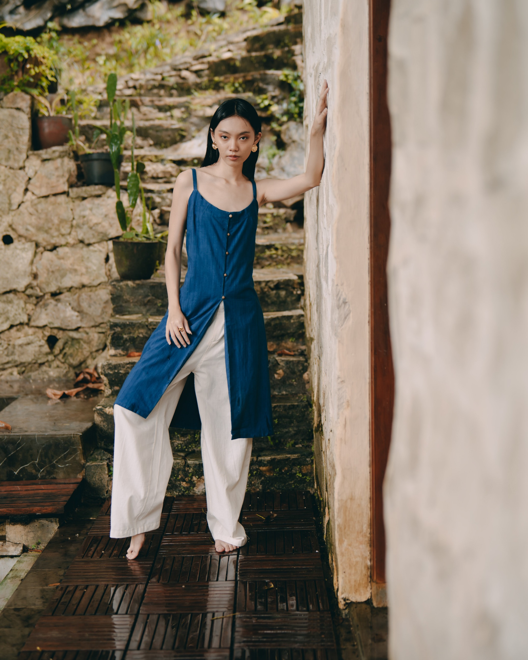 SUKMA TOP - INDIGO