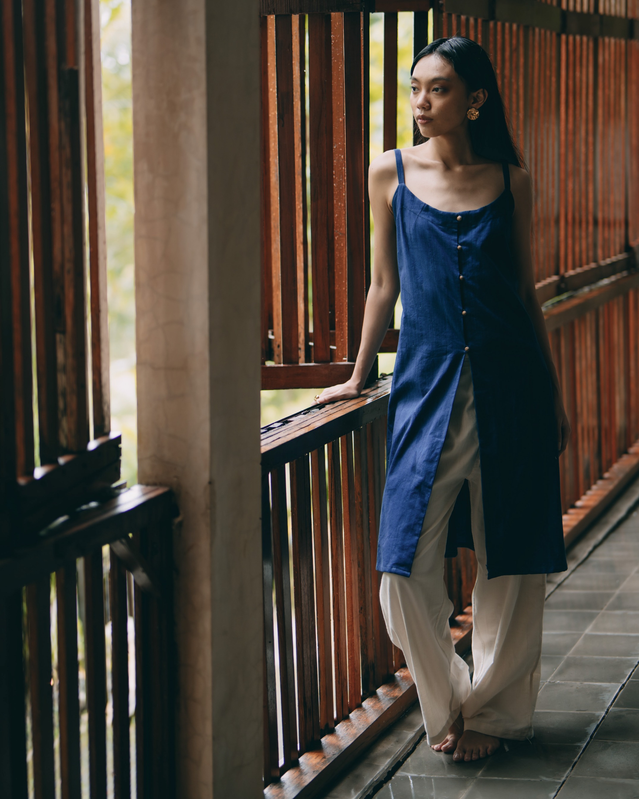 SUKMA TOP - INDIGO