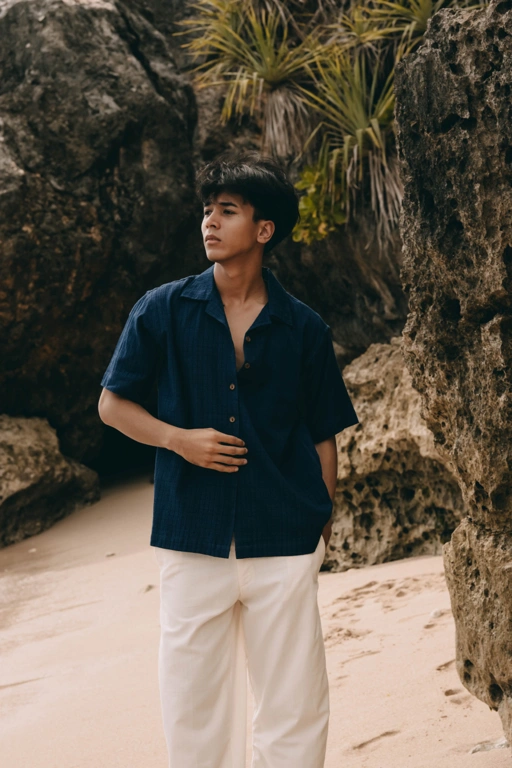 Image of SAGARA INDIGO SHIRT