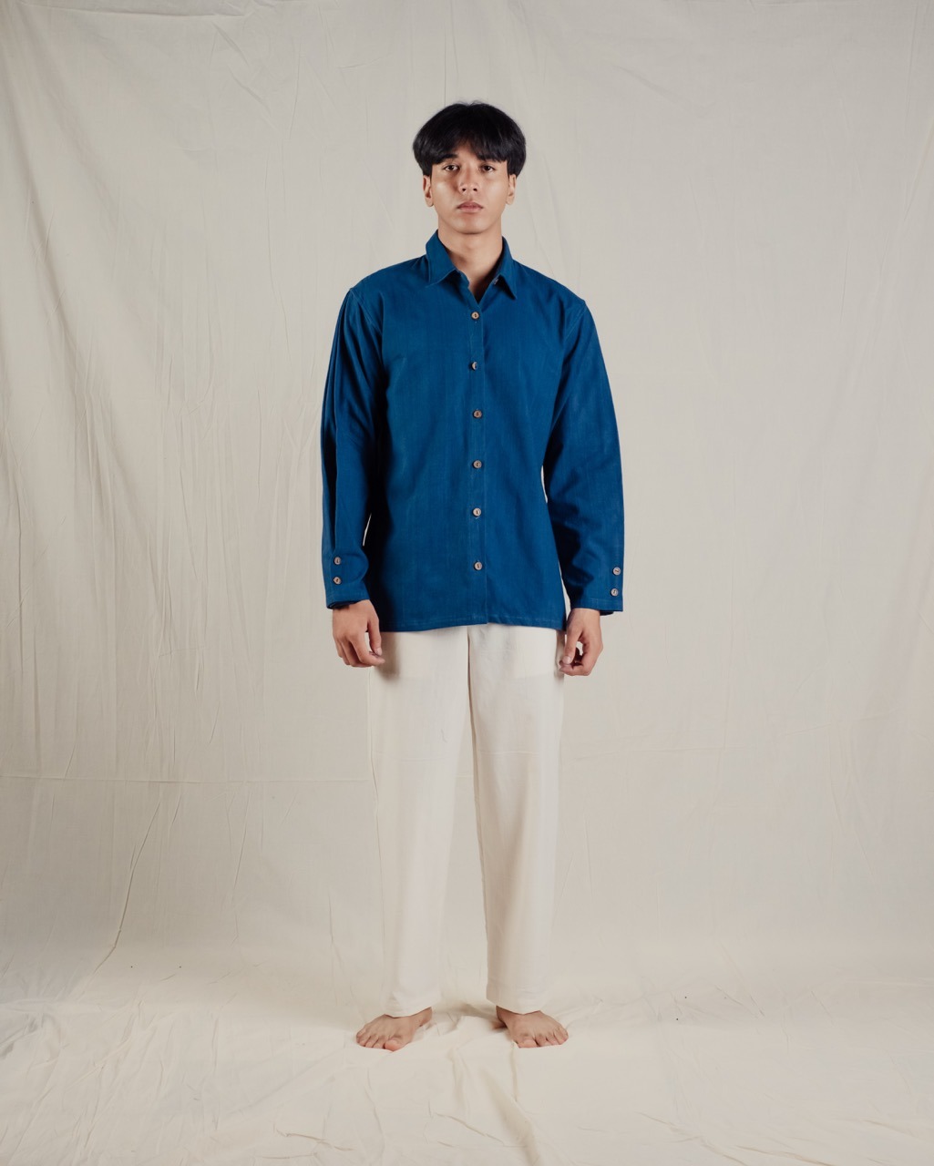 WIRUN SHIRT - INDIGO